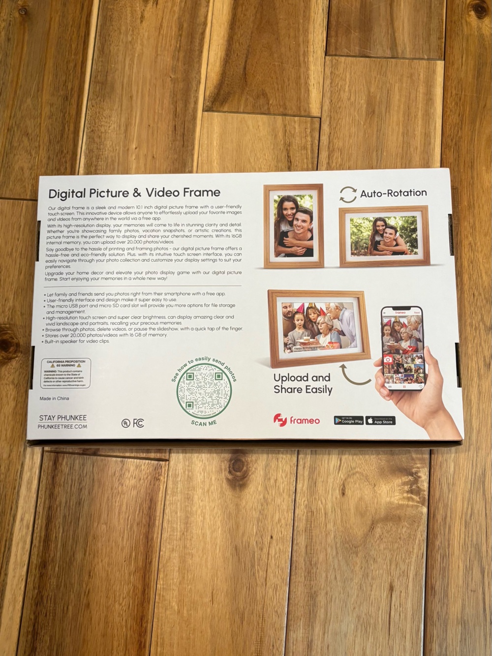 New Phunkee Tree Digital Picture Frame - Picture 4 of 4